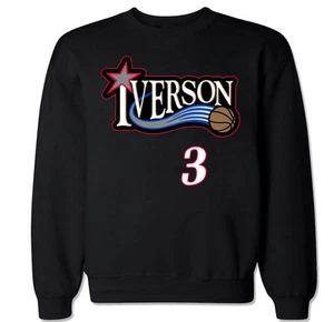 Universon 3 76ers 7 Sixers Basketball Allen Ezail Iverson MVP Pullover - Bild 1 von 1