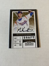 MacKenzie Gore 2017 Panini Contenders Draft Picks Ticket Autograph Leg Hidden SP