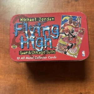 De colección 1996 Upper Deck Michael Jordan Flying High 10 cartas totalmente metálicas - Imagen 1 de 8