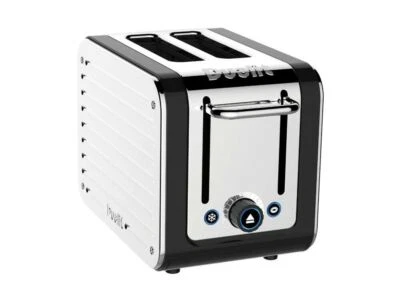 Dualit 26525 Architect 2-Slot Toaster, Black & Silver - Image 1 of 4