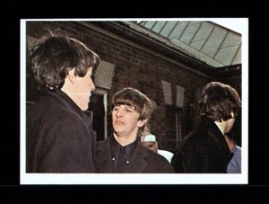1964 TOPPS BEATLES COLOR #57 JOHN, PAUL, RINGO - JOHN SPEAKING