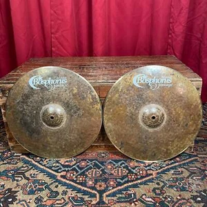 15" Bosphorus Master Vintage Hi-Hat Becken Paar 1024g/1232g *Video Demo* - Bild 1 von 10