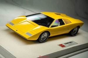 Makeup 1/18 Lamborghini Countach LP500 Bertone Geneva Motor Show 1971 (Yellow) - Picture 1 of 7