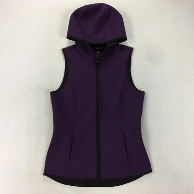 Жилет женский Gerry фиолетовый черный на молнии с капюшоном и карманами размер Small - Изображение 1 из 4
