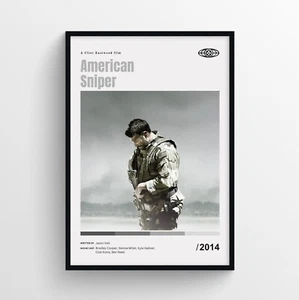 American Sniper Film Poster Druck, Wandbild - ungerahmt - Bild 1 von 3