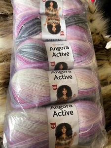 YarnArt Angora Active DK Mohair Blend 5x100 100g Ball 848 - Picture 1 of 7
