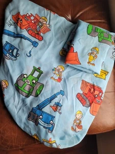 Bob The Builder Crib Toddler Sheet Set Flat Fitted Vtg 2001 - Picture 1 of 3