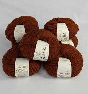 Elsebeth Lavold Favorite Wool Yarn CINNAMON #028 Lot #02786 NEW 7 Balls - Picture 1 of 5