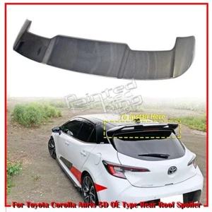 paint #6X1 Fit For TOYOTA Corolla Auris 5D OE Type Rear Roof Spoiler Wing 19-23 - Picture 1 of 6