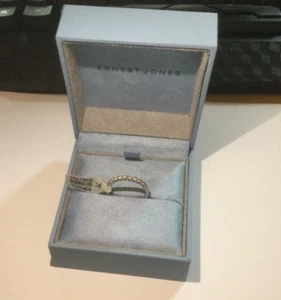Platinum 0.25ct Diamond 9 Stone Eternity Ring Eternity Size K BNIB RRP £1400 - Picture 1 of 19