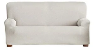 Funda elástica sofá Eysa Ulises 3 asientos color 00-cru, poliéster-algodón - Imagen 1 de 4