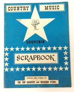 1950's Country Music Souvenir  Scrapbook Photos And Stores Of Western Stars - Picture 1 of 9