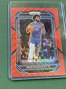 2022-23 Panini Prizm RUBY RED WAVE #73 Marvin Bagley III - Detroit Pistons - Picture 1 of 2