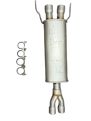 Fits: 2015 2016 2017 2018 Ford Edge 2.7L AWD Middle Resonator Foto 1 de 3