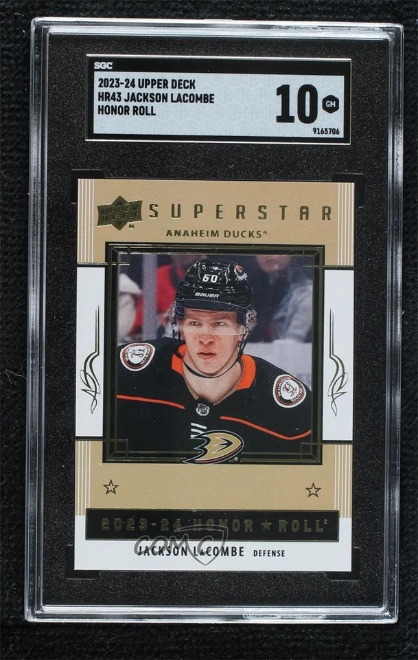 2023 Upper Deck Series 2 Honor Roll Jackson LaCombe #HR43 SGC 10 GEM Rookie RC - Image 1 of 2