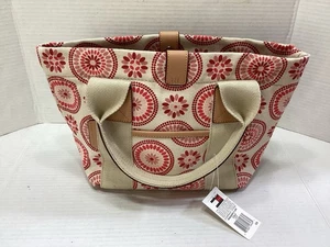 Tommy Hilfiger Medallion Boho Canvas Tote Pink NWT 2002 - Picture 1 of 11