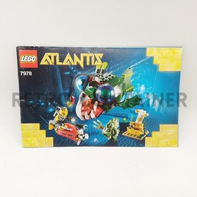 Lego Vintage Instructions Instructions Set 7978 - Atlantis Angler Attack (2011)
