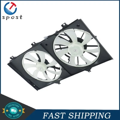 FA70312 para Toyota avalon 2005 2006-2012 conjunto de ventilador de refrigeración de radiador de doble ventilador Foto 1 de 4