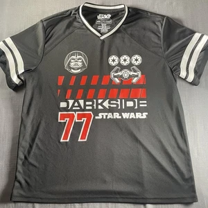 Star Wars Darth Vader Trikot Herren XXL Darkside 77 Shirt Schwarz Hybrid Apparel - Bild 1 von 6