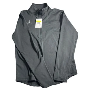 Nike Air Jordan 1/4 Reißverschluss Pullover Trainingsjacke grau Herren Small CV8311-060 neu mit Etikett - Bild 1 von 12