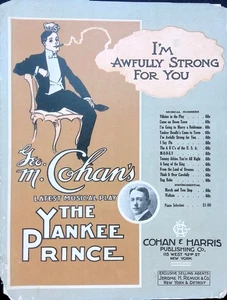 I'm Awfully Strong For You Sheet Music The Yankee Prince George Cohan Musical - Picture 1 of 3