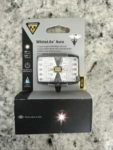 Luz delantera para bicicleta Topeak WhiteLite Aura gran angular estroboscópica/estable - Imagen 1 de 3