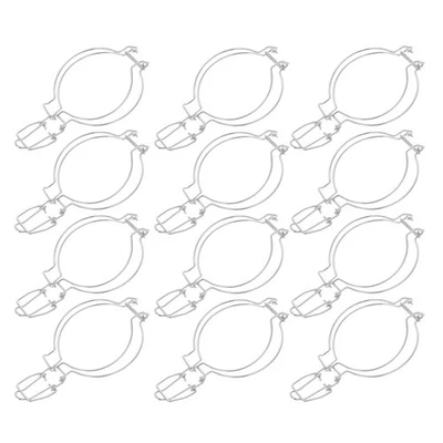  Set of 12 Wire Hangers for Canning Jars - Stainless Steel Snap Closure - - Image 1 of 4