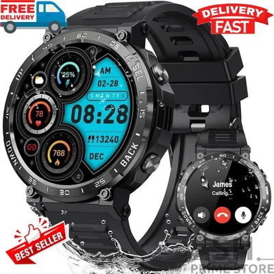 2025 Smart Watch For Men/Women, Waterproof Smartwatch Bluetooth Samsung iPhone - Image 1 of 4