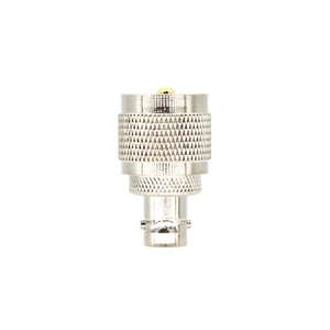 1Pcs BNC Female Hack To PL259 UHF PL-259 Plug Connector RF Coax Coaxial Adapter - Picture 1 of 3