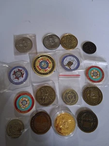 Gruppe von Challenlage Münzen (16) Metall hauptsächlich sehr schöne Münzen  - Bild 1 von 9