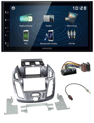 Kenwood 2DIN Bluetooth MP3 USB DAB Autoradio für Ford Transit Connect mit Displa - Bild 1 von 4