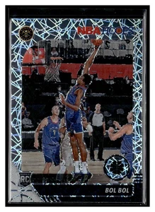 2019-20 Hoops Premium Stock #233 Bol Bol Laser Prizm RC Denver Nuggets - Picture 1 of 2