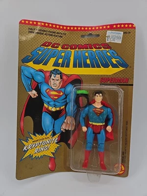 Супермен КРИПТОНИТОВОЕ КОЛЬЦО 1989 Винтажный Toybiz DC Comics Супергерои Герои ЗАПЕЧАТАНО - Изображение 1 из 4