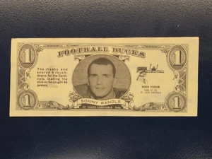 1962 Topps Football Bucks #12 Sonny Randle END St. Louis Cardinals - Picture 1 of 2