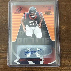 2023 Panini Zenith Will Anderson Jr. Auto Red Zone Rookie RC #196 - Picture 1 of 6