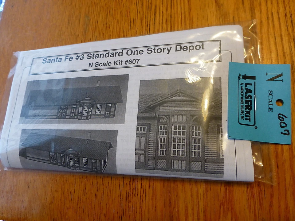 American Model Builders N #607 Standard One Story Depot (kit Form) - Image 1 of 1