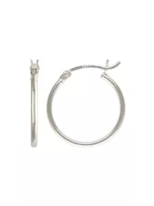 925 Massiv Sterlingsilber 20 mm Kreis Ohrringe 2 Stck. #5232-2 - Bild 1 von 1