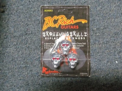 B.C. Rich Guitars BCRSK3 Screeming Skullz perillas de repuesto (3) ¡¡ENVÍO GRATUITO!!! Foto 1 de 4