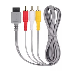 Audio Video AV Composite 3 RCA Cable for Nintendo Wii NEW - Picture 1 of 8