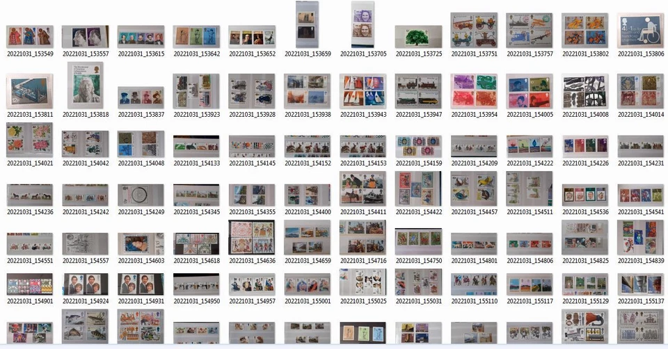 MINT COMMEMORATIVE STAMPS 1971 1972 1973 1974 1975 1976 1977 1978 1979 1980-1987 - Image 1 of 1