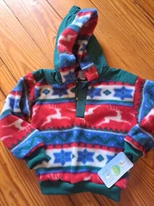 Chaqueta vintage nueva con etiquetas 24 meses niño azteca súper linda retro de colección años 80 90 - Imagen 1 de 3