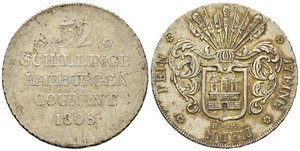Hamburg - Stadt - 32 Schilling 1808 HSK - Bild 1 von 1