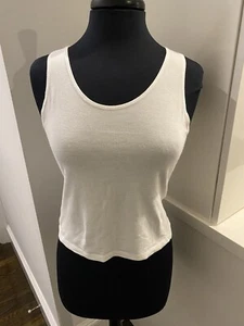 Original Hanky Panky Women’s Black & White Cotton Tank Top Camisole Cotton Large - Picture 1 of 6