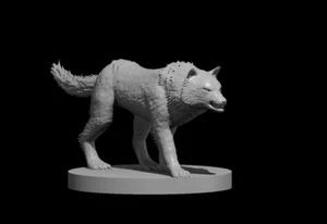 Wolf for D&D Dungeons and Dragons Pathfinder DND Mini - Picture 1 of 1