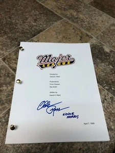 CHELCIE ROSS MAJOR LEAGUE EDDIE HARRIS SIGNED HANDSIGNIERT FULL MOVIE SCRIPT - Bild 1 von 3