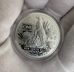 1 Oz 999 Silver Coin 2022 Coat of Arms New South Wales Royal Australian Mint - Picture 1 of 4