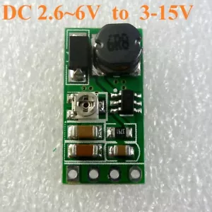 Convertitore step-up regolabile DC-DC Boost 8 W SMD 3,3 V 3,7 V 4,5 a 5 V 9 V 12 V 15 - Foto 1 di 5