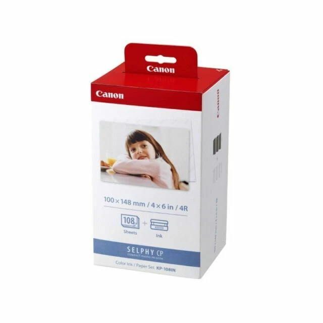 Canon KP-108IN Inchiostro e Carta Fotografica per Canon SELPHY