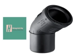 Geberit 390422141 Bogen Silent-PP mit Muffe 45 Grad DN 90 NEU - Bild 1 von 5