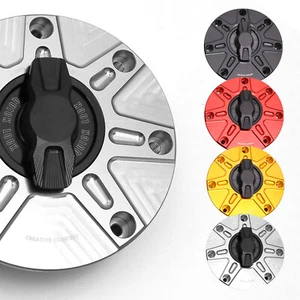 Black NIMBLE Motorcycle Quick Release Fuel Cap For CB 1000R 08-11 12 13 14 15 16 - Picture 1 of 6